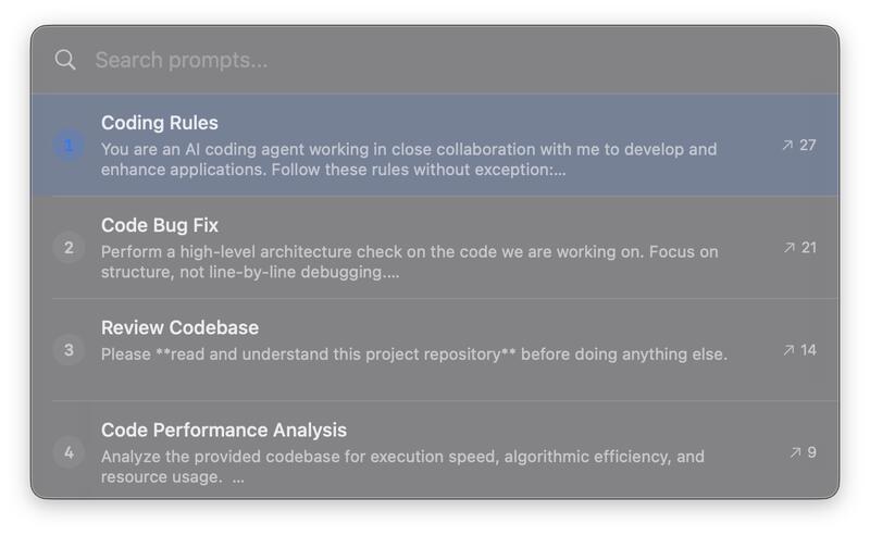 PromptBind Screenshot